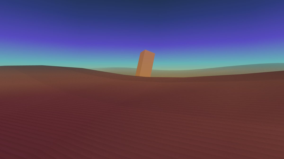jeffkdev's tweet photo. Happy little accident of the day: when the light direction is at the right angle the shadow artifacts look like ripples in the sand https://t.co/hhO9nKWRyi