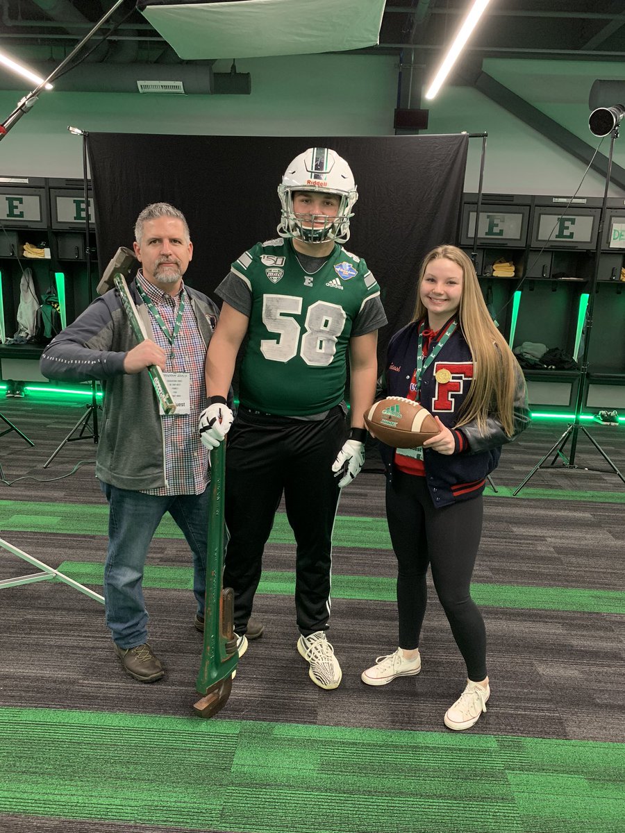 kylefugedi's tweet photo. Thank you for a great junior day visit! Great talks with @Coach_Creighton and @Coachjpatton! Love the facilities, can’t wait to be back up! @WRcoachPaige @EMUFB @FranklinFootbal @autsinwhite @awhite124 https://t.co/BBX7dnCKUb