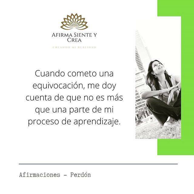 AfirmaSientCrea's tweet photo. Cuando cometo una equivocación me doy cuenta que no es mas que una parte de mi proceso de aprendizaje. ...... Equivocarse es igual a aprender. Necesitamos equivocarnos para crecer. ...... #afirmaciondeldia #affirmations #afirmaciones #aprendizaje #crecim… https://t.co/HEUE8nx93e https://t.co/qAKzQM6Sri