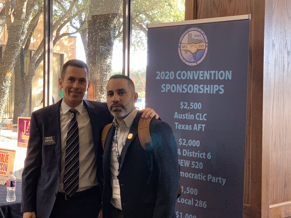 David_LopezJr's tweet image. I believe @SiegelForTexas can and will be a friend of and fighter for the Building Trades!! #WeBuildTx #TxLabor2020 #RiseUp #IUEC #Local21