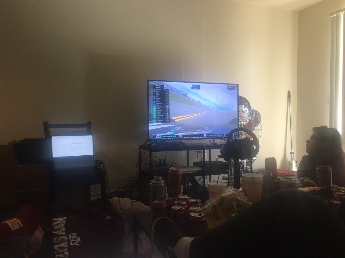 johnnyracer24's tweet photo. FINAL HALF HOUR #TAMU24HourClub UPDATE!

#IMSA @IMSA #Rolex24 @Rolex24Hours #24HourClub #TeamNoSleep https://t.co/mdZNFzAnLq