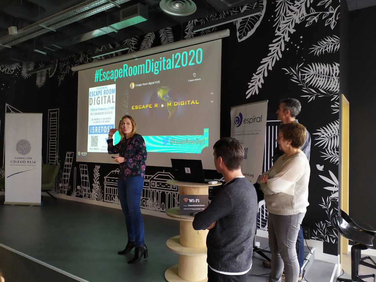 EscapeRoomDigit's tweet image. Estamos muy contentos de haber presentado nuestro proyecto en @CEnsenar #JEspiBase20
Desde el origen hasta las novedades de la 2° edición #EscapeRoomDigital2020
Gracias por habernos acogido tan bien!