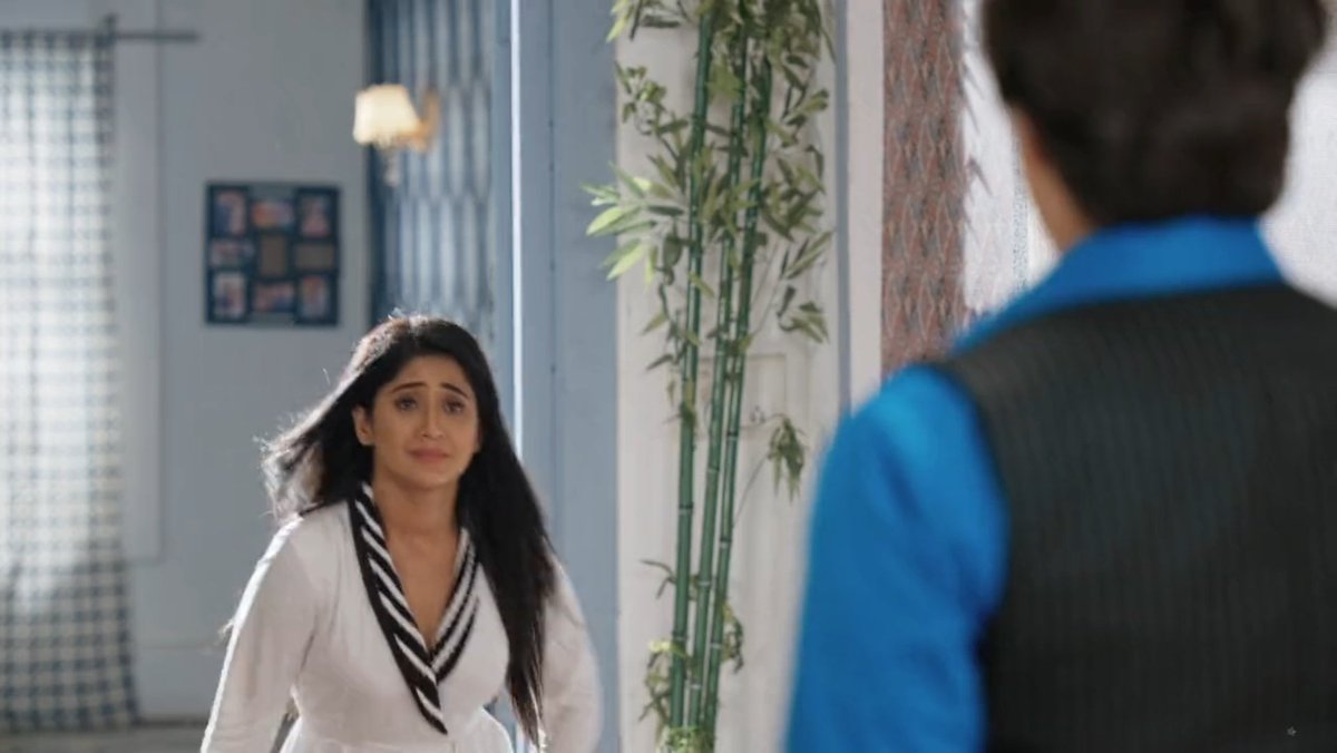 A glimmer of hope grows in his heart as she begins to run in his direction, just like 1000 times before.As always, he raises his arms in eager anticipation, waiting to wrap them around her & hold her close to his aching heart, only to watch her run right past him. #yrkkh  #kaira