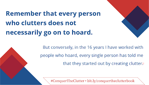 elainebirchall's tweet image. There is a difference between someone who clutters and someone who hoards, but it’s usually the first step. #ConquertheClutter can help you spot the signs: hoarding.ca/book/