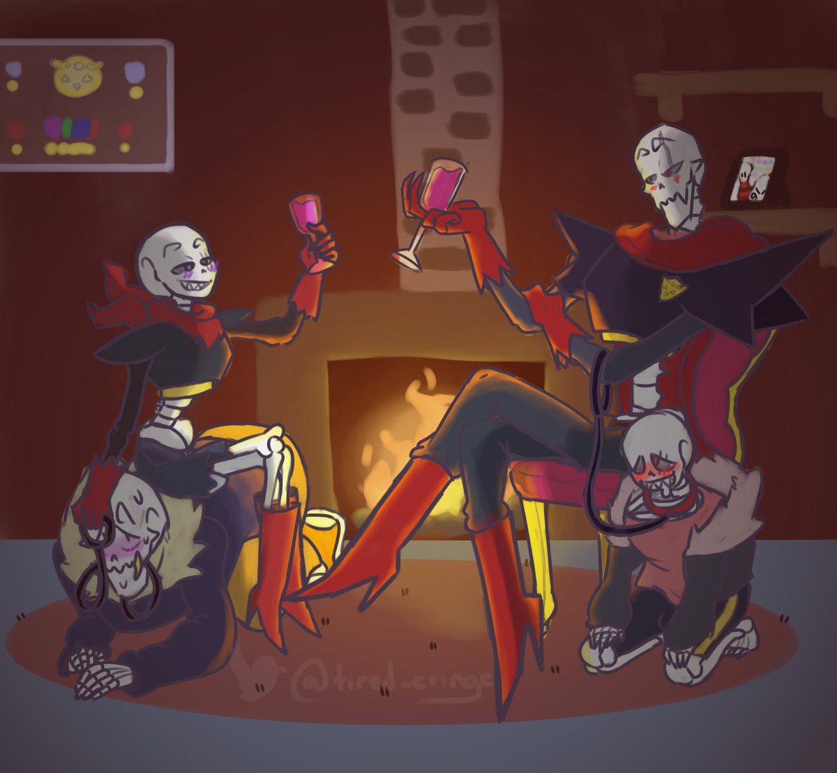 Ретвитнуть. also what is the ship name for uf papyrus x sf sans? 