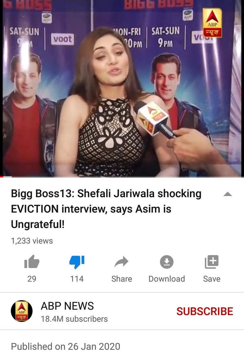 dark__illusion's tweet image. Zeherwali 🐍 ki Interviews are out 
And just have a look at LIKES/DISLIKES ratio  *Lmao** 😂😂
Itni bezztii aaj tk kisi contestant ki nahi dekhi re baba
Chal ab toh table andar le jaa shefali 🤣chhup ke uske neeche baithi reh nalli gundi #BiasedBBTargetsAsim 
#ScriptedBigBoss13