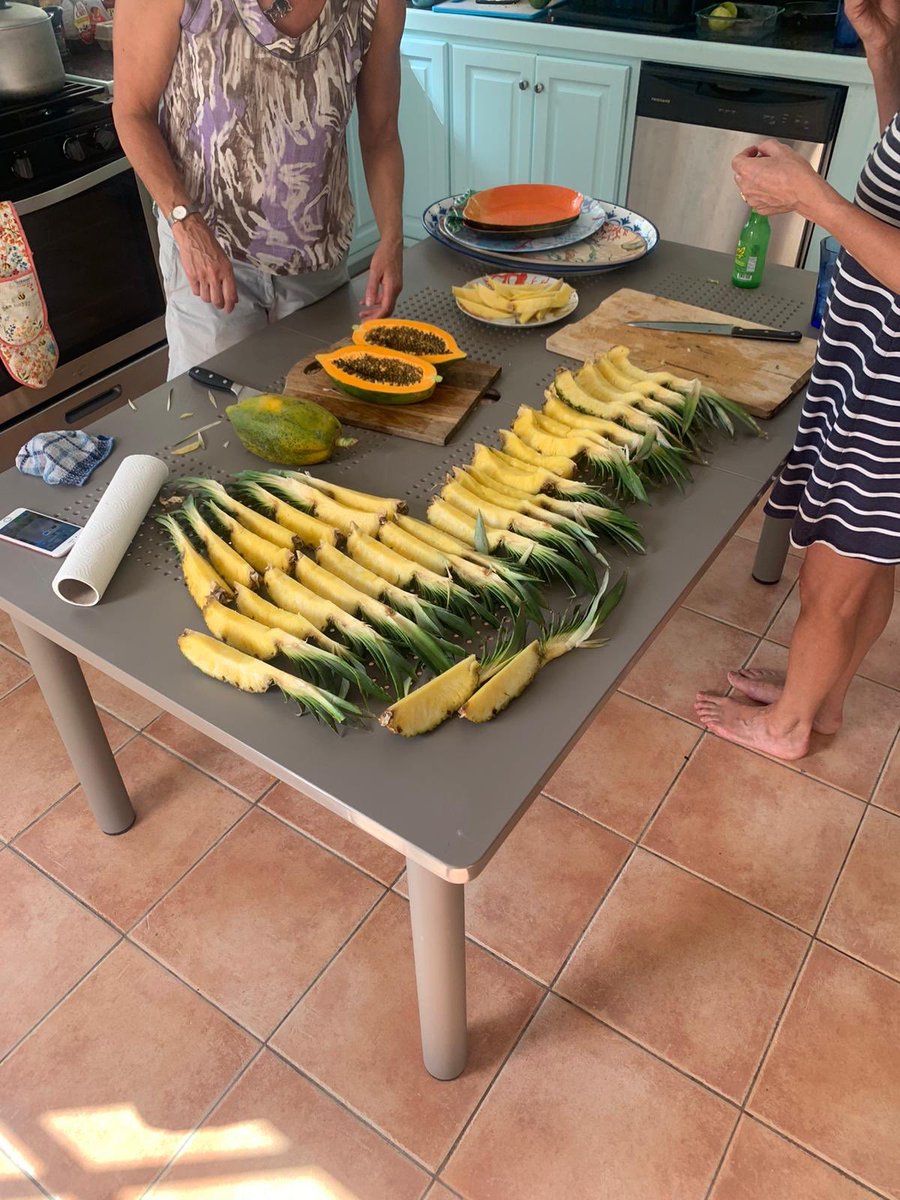 What have the boys been up to since arriving back on land? Well, they’ve spent most of their time eating lots of the things they weren’t able to have at sea.