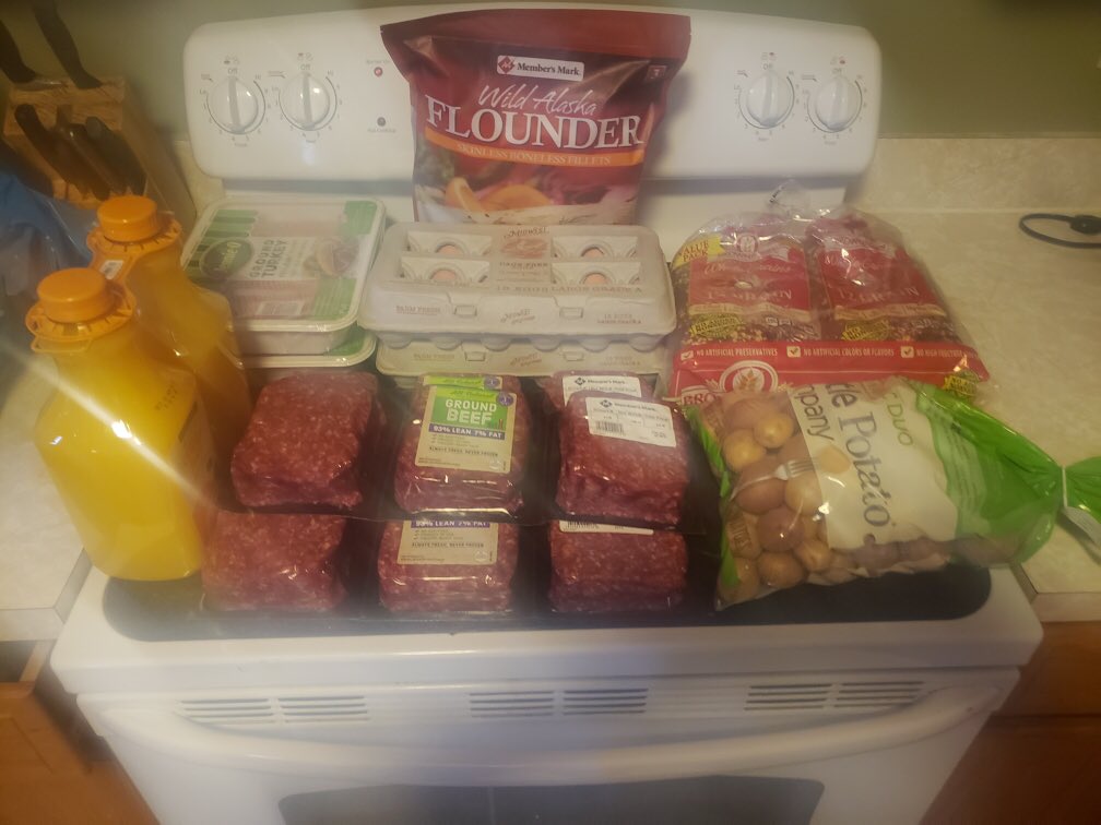BLStrongman's tweet photo. Today’s shopping trip in preparation for the new diet. Nine weeks out from competition, big things coming. https://t.co/gHOlYCD2xA