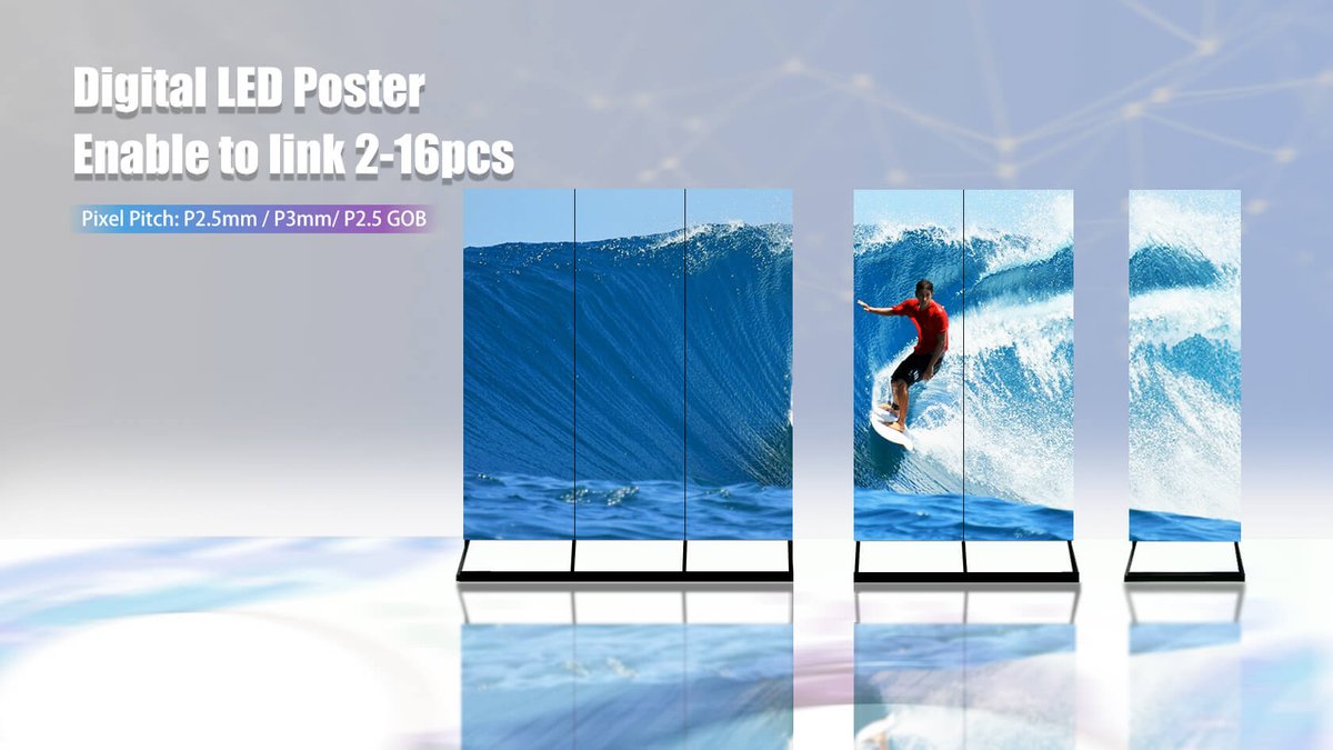 UNIMUG's tweet photo. Be the center of attention with digital signage, AI, proximity and app technology.

Imagine a roll-up but with the dynamic properties of a screen, then you have our portable digital LED posters. They communicate with HDMI, USB, App/4G and Wifi.

#dooh #marketing #digitalsignage https://t.co/qJvszhQVGL