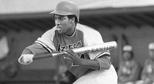 AztecBaseball's tweet photo. 2020 season countdown. 

19 days until opening day. Our #19 is pretty special to us. It’s retired in honor of @SDSU &amp; @Padres legend, Tony Gwynn. Tony received the ultimate honor by being inducted into the @baseballhall in 2007. We miss you Coach! #TG19 https://t.co/tMcgvfGNtc