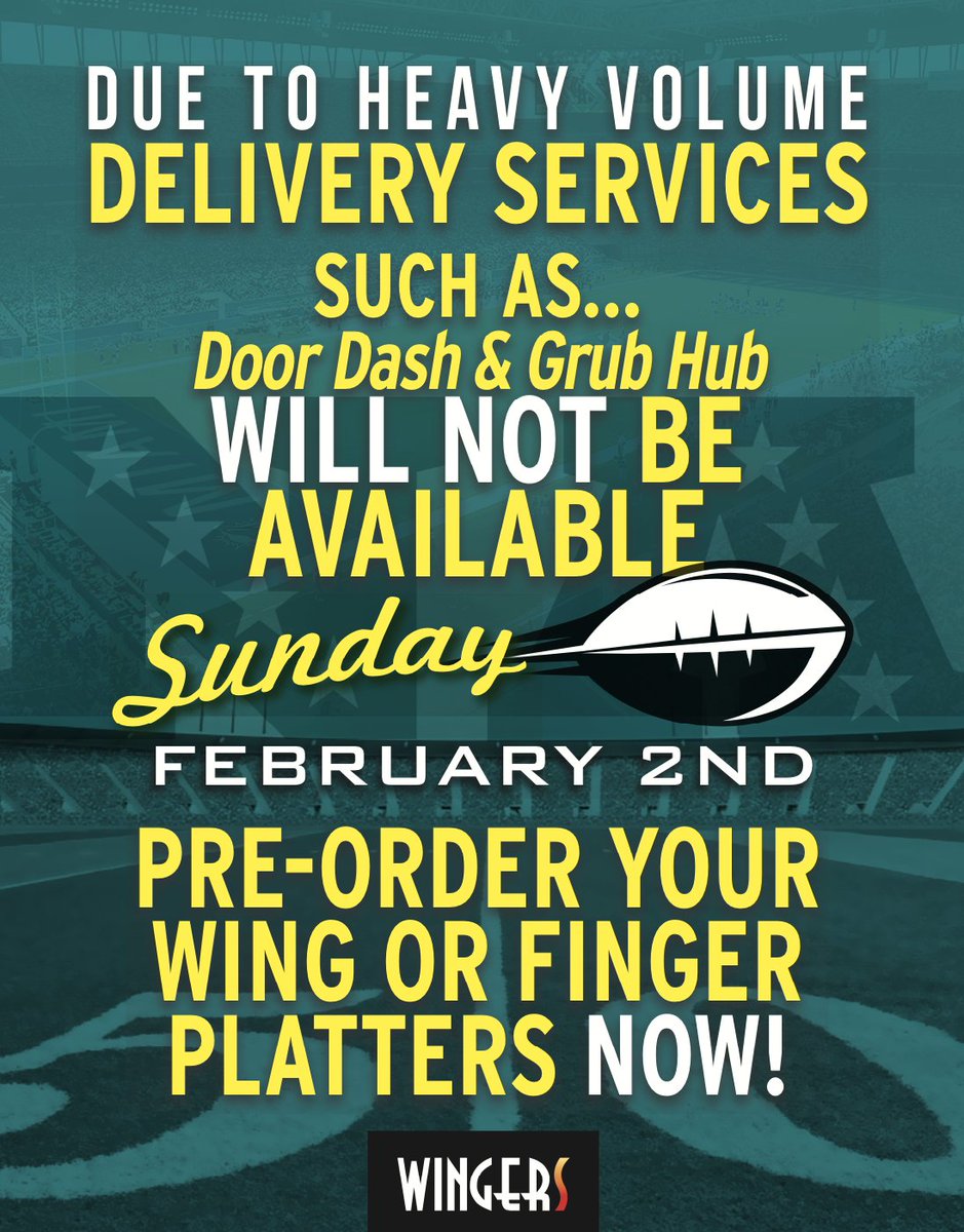 WingersRG's tweet photo. ⚠️ Don't delay - Order today! https://t.co/fqw3fZhacp