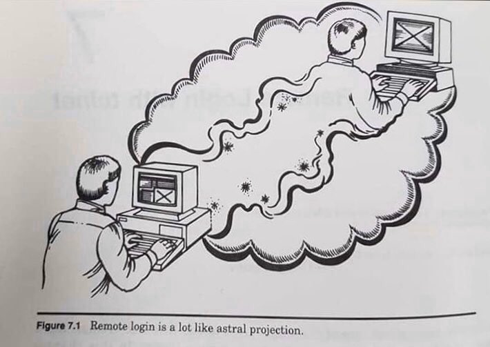 uatedu's tweet photo. Have you ever wanted to have an out-of-body experience? Well, now you can! With the help of remote login, you’ll be astral projecting through space before you can even click “Allow remote connections on this computer.” #TechRespect #RemoteLogin https://t.co/8qx34M1cT9