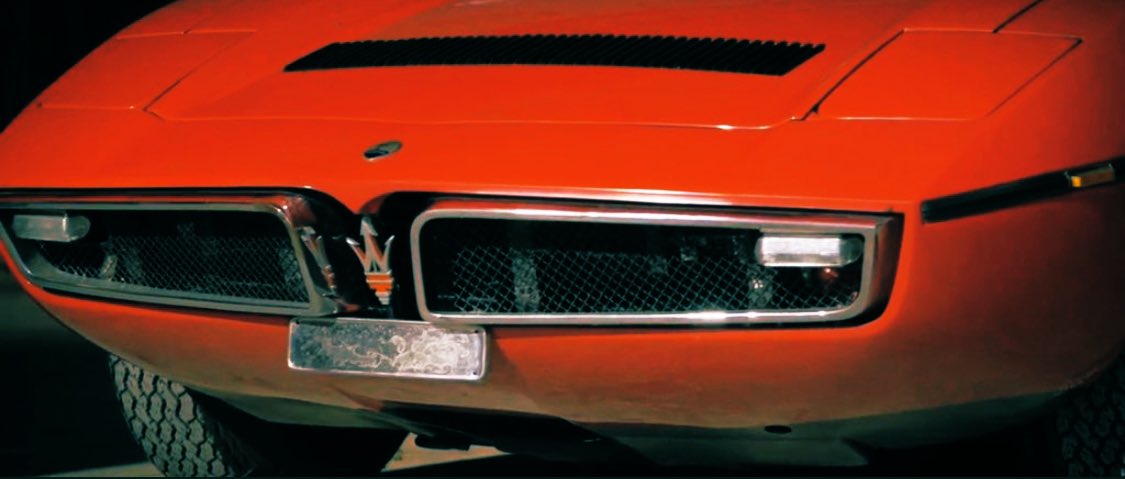 The Maserati Bora was a two-seat sports car, powered by a V8 engine and with a futuristic design by Giugiaro.