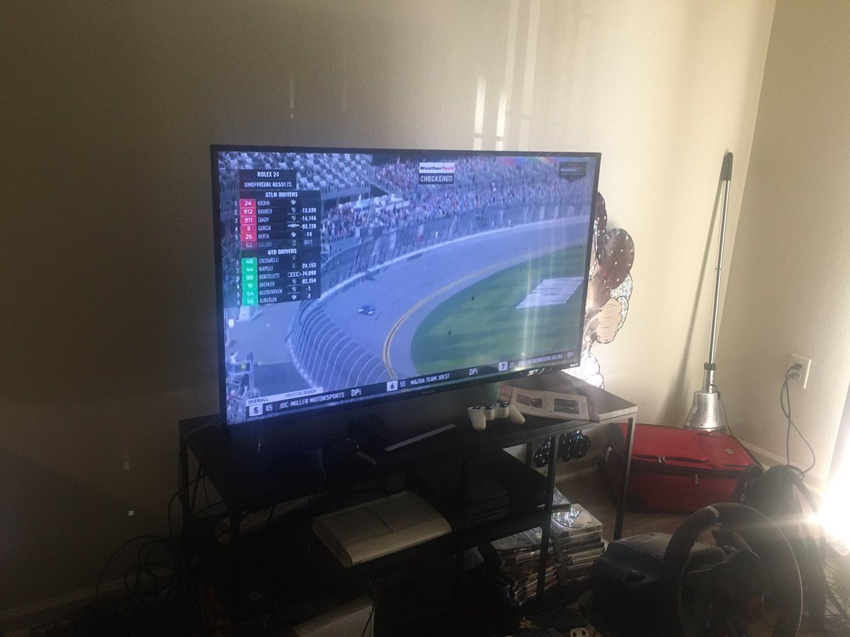 johnnyracer24's tweet photo. And @WayneTaylorRcng team takes the overall victory and the #TAMU24HourClub has completed the 2020 #Rolex24

#IMSA @IMSA @Rolex24Hours #24HourClub #TeamNoSleep https://t.co/U5AnJayNAS