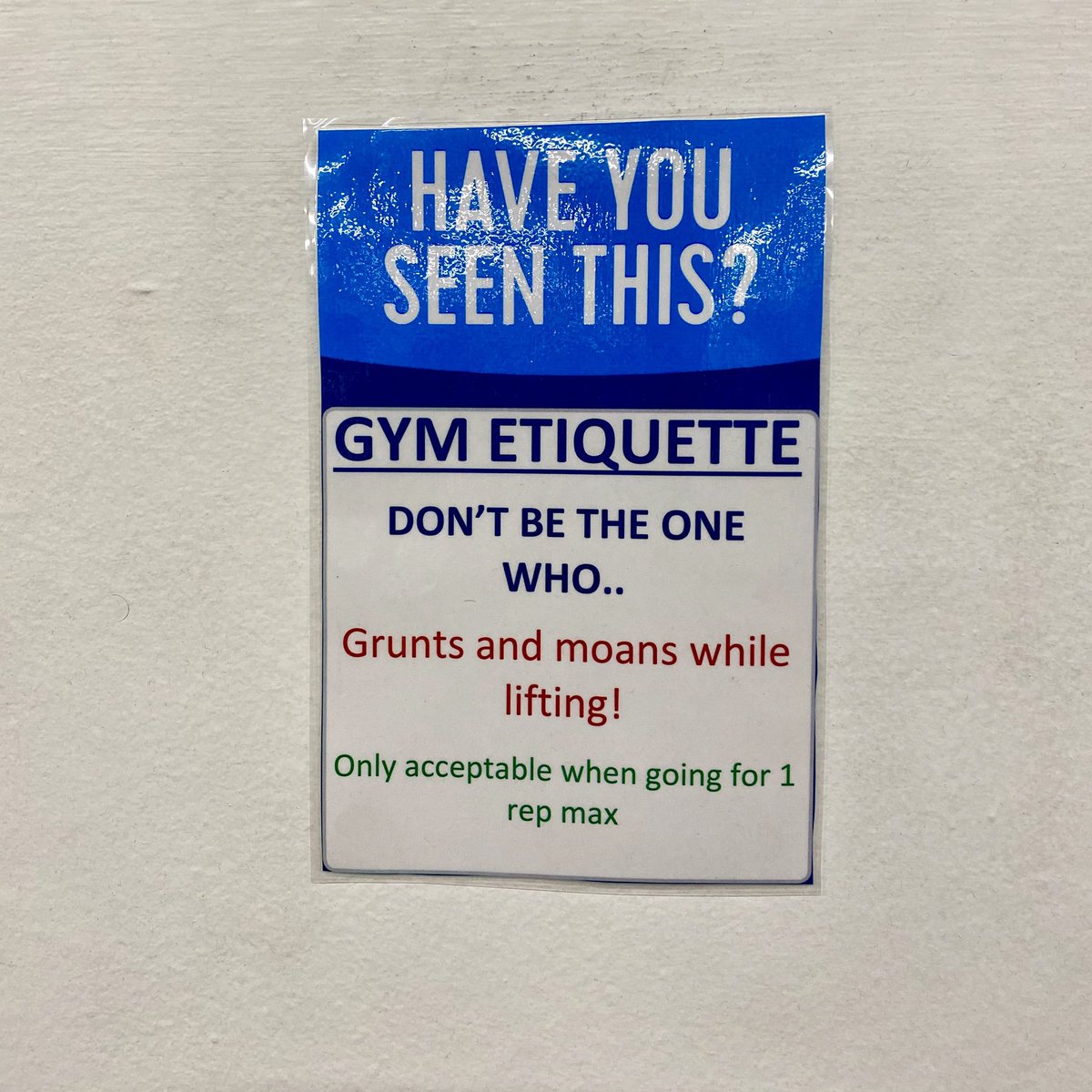 akash_nu's tweet photo. Don’t be that guy! #GymEtiquette #FitLife #ILiftBro #healthylifestyle https://t.co/igE8NKcF0Q