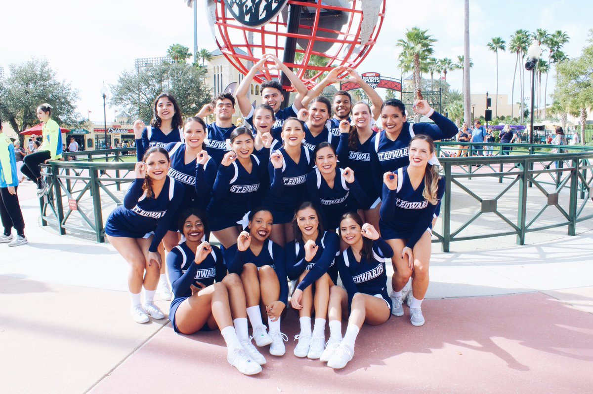 SEUcheerteam's tweet photo. Are you interested in cheering on the Hilltop? Fill out our recruit questionnaire by clicking the link in our bio! #SEUcheer #collegecheer #betxtr #FearTheGoat https://t.co/nisgy4MgEx