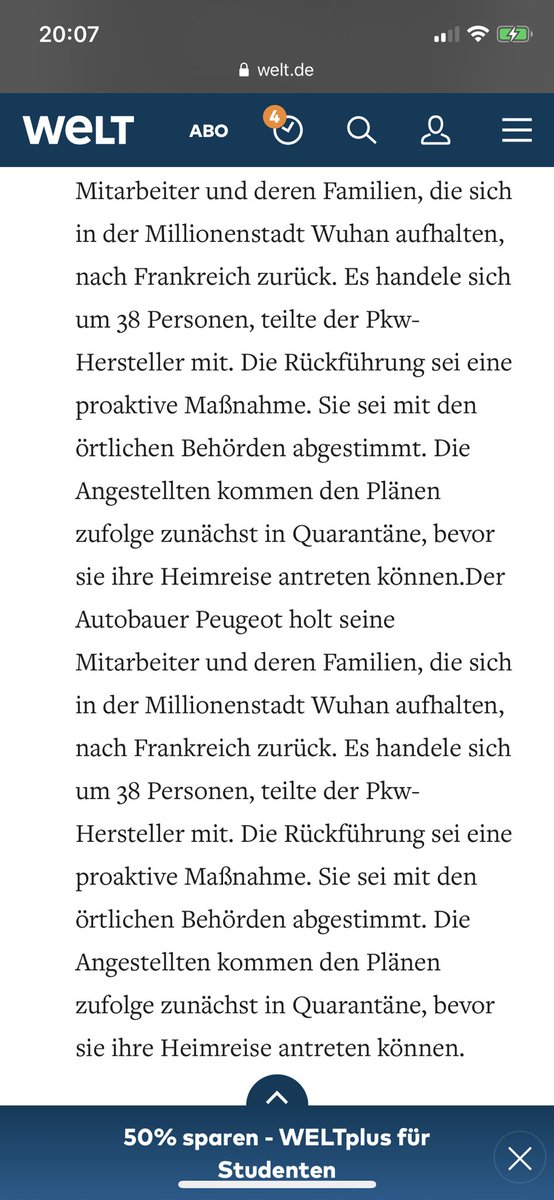 _Blaue_Elise_'s tweet photo. @welt Doppelt wird auch doppelt gelesen 🙄 https://t.co/K3rQgVtDOE