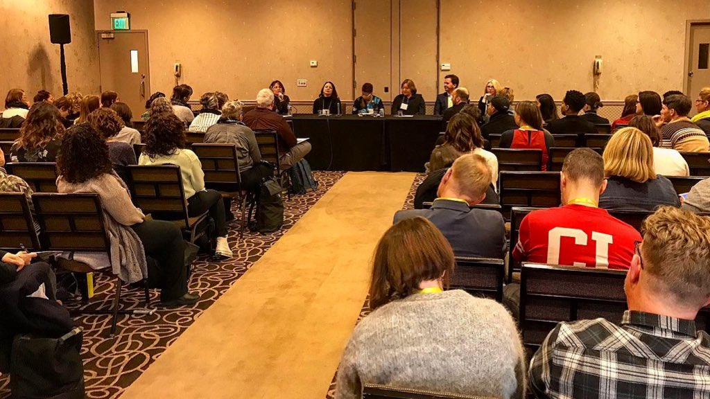 monkey_baa's tweet photo. Our Exec Director @thejeremymiller has been in the US this week for #IPAY2020 speaking on a global panel on young people’s voices in the creative process. We’re so proud to be part of the TYA global community. https://t.co/0BTy1N7YzH