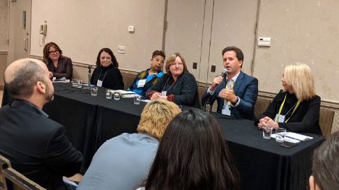 monkey_baa's tweet photo. Our Exec Director @thejeremymiller has been in the US this week for #IPAY2020 speaking on a global panel on young people’s voices in the creative process. We’re so proud to be part of the TYA global community. https://t.co/0BTy1N7YzH