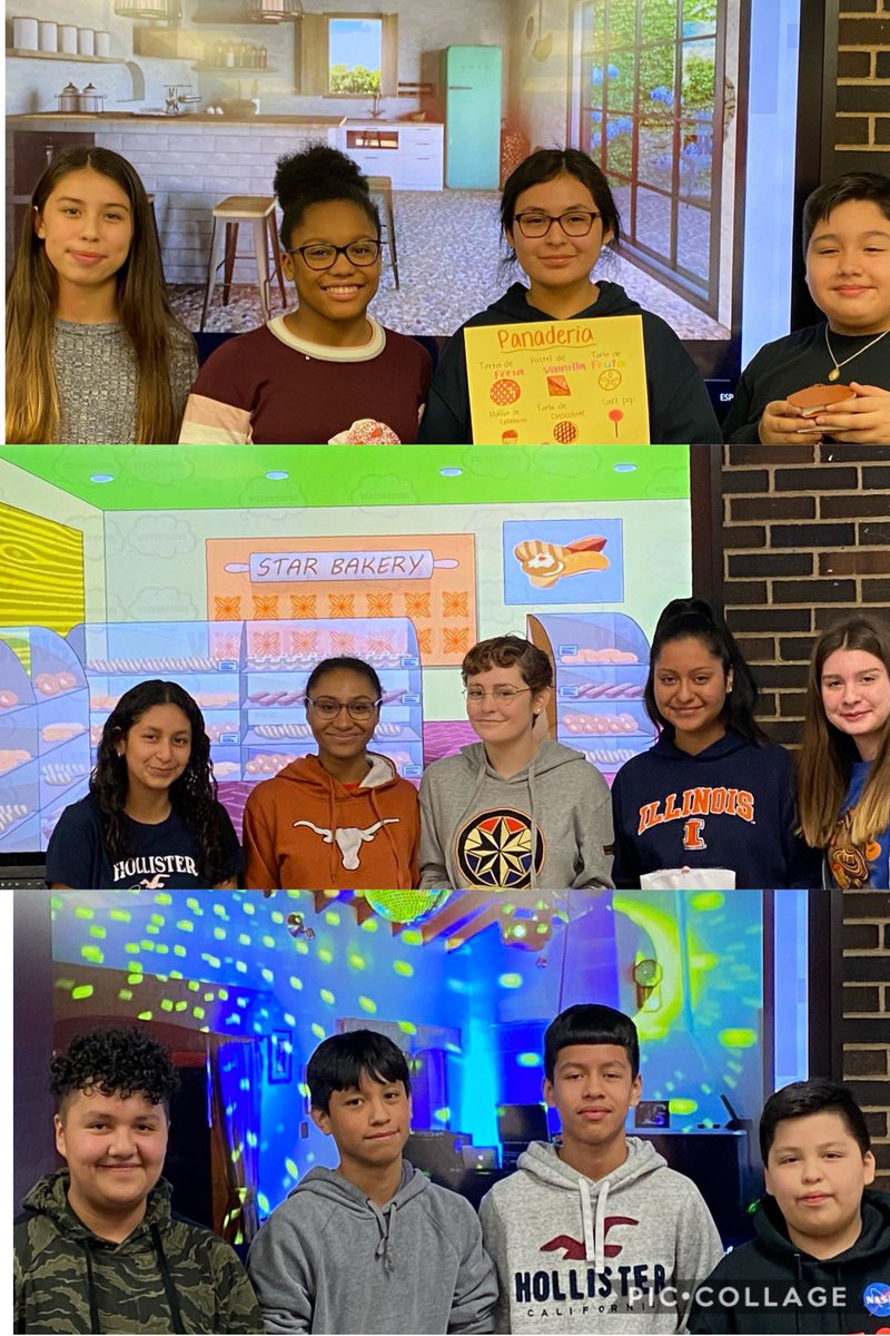 Mags1275's tweet photo. Students had fun, practiced their oral development, and showed their acting skills! #plays #SpanishClass #oraldevelopment #obras #clasedeespañol #desarrollandolenguaje #SpartanStrongerTogether #WeAre54 https://t.co/RT0L5eUdZg