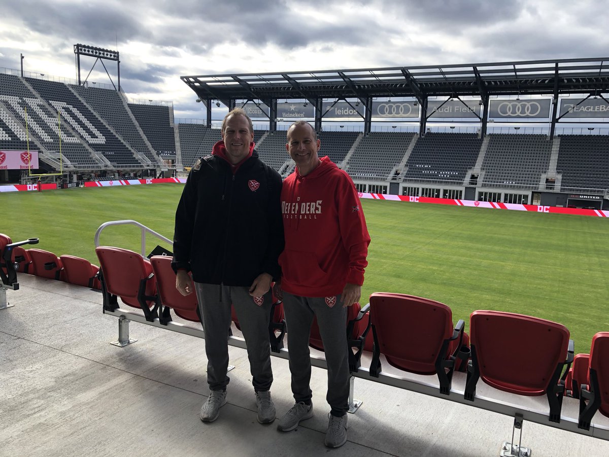 DCDefenders strength staff looking forward to the start of the XFL season. @xfl2020 <a href="/XFLDefenders/">D.C. Defenders</a> #DefendtheDMV