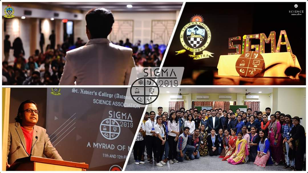 sabyasachi_uni's tweet photo. Indeed an honor to be featured in the cover of St.Xavier's College Kolkata's science festival 'Sigma 2019'.Had a great time there as a 'Guest of Honor' in last year. #sigma2019 @Stxuniversity https://t.co/IUGt4le2vN