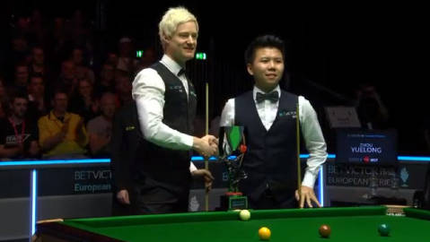 lovselby's tweet photo. Neil Robertson beats Zhou Yuelong 9⃣ - 0⃣
in the Final of The European Masters 2020
in #Dorbirn and wins his 17th ranking title!
Huge congrats @nr147 👏👏👏
#snooker #EuropeanMasters https://t.co/XpB2pJIEus