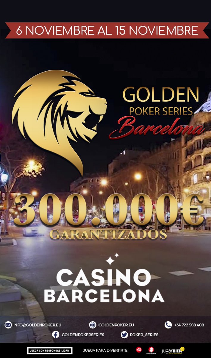 Recuerda que puedes estar informado de todos los eventos en la nueva web: goldenpoker.eu

Ya tienes disponible la información de los próximos eventos, te traemos los torneos de poker que estabas esperando‼️📢🙋‍♂️#goldenmurcia #goldenmalaga #goldenbilbao #goldenbarcelona