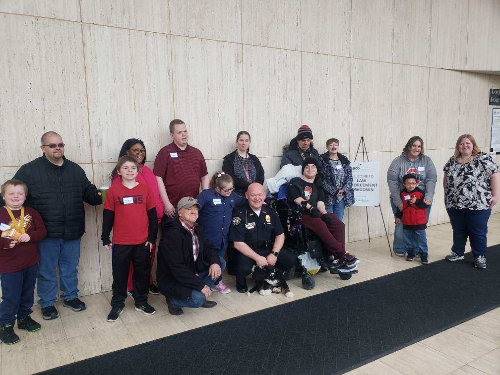 marion_police's tweet photo. We had a wonderful day with our friends @DSACO_CBus who visited to learn more about MPD and the role we play in our community. Thanks to Caitlyn for setting up such a great day of positive interaction with new friends! #K9Chip was a hit with our visitors. #MPACT https://t.co/rLq9FfKDi8