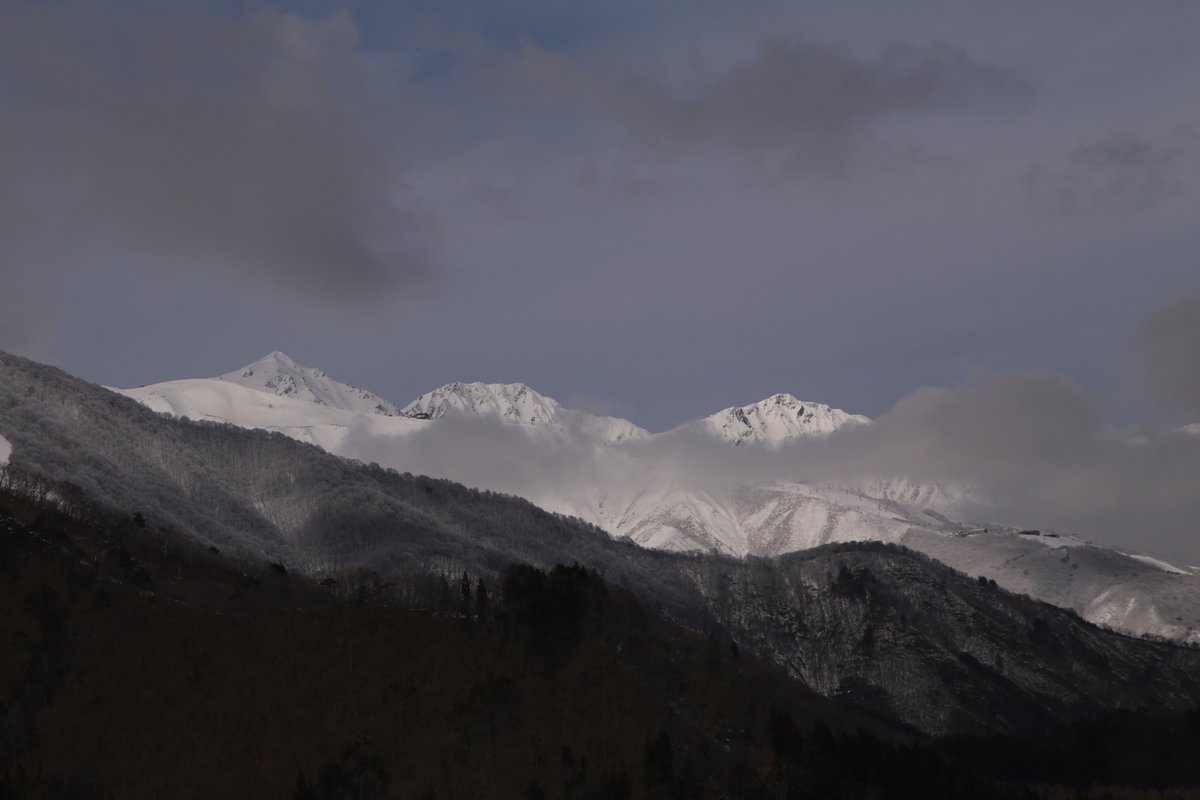 白馬三山 白馬三山