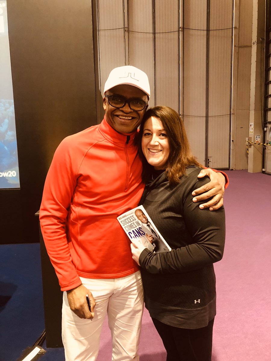 FionaCraig7's tweet photo. Fab weekend at the #nationalrunningshow, got my book signed by the man himself @krissakabusi, great to see you hosting again @Susie__Chan, see you next year! https://t.co/NAPXGya4vS