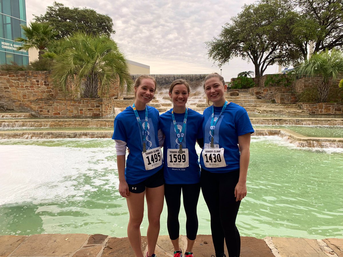 JennahJanneyDPT's tweet photo. Had a great time running + climbing up the @towerofamericas to support the @CF_Foundation with my girls yesterday! I’ll be chasing you down next year @KathrynScottDPT #makeeverybreathcount https://t.co/J22JyZSWT9