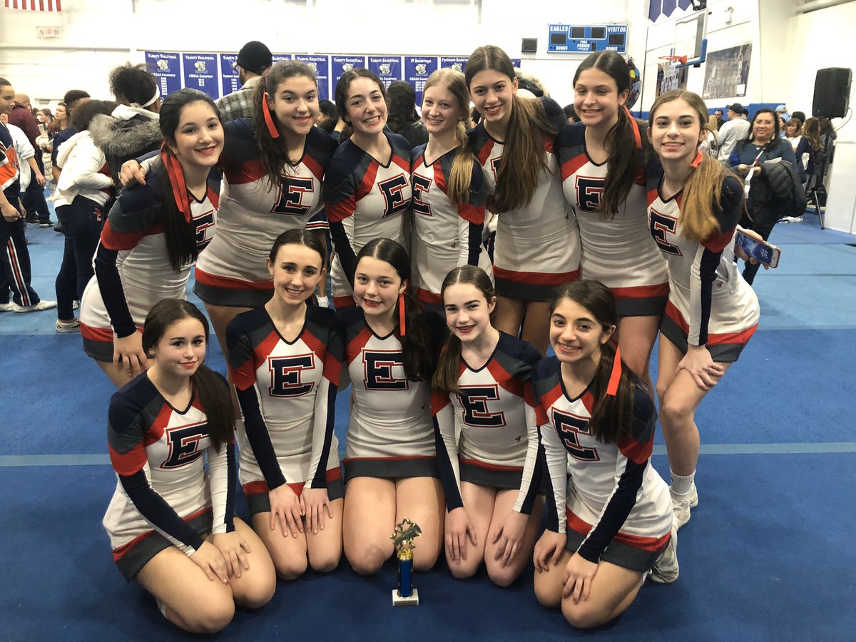 eagles_cheer914's tweet photo. CONGRATULATIONS to our 3 teams for leaving it on the mat at today’s SCA Competition.

Varsity
1st Place Traditional

JV
4th Place Traditional

Modified 
1st Place Traditional

#dreambelieveachieve #eaglepride 🦅 #EHSVC #EHSJVC #EMSMC ❤️💙 #weareeastchester @Eagle___Nation https://t.co/GX7MZ8LA9p