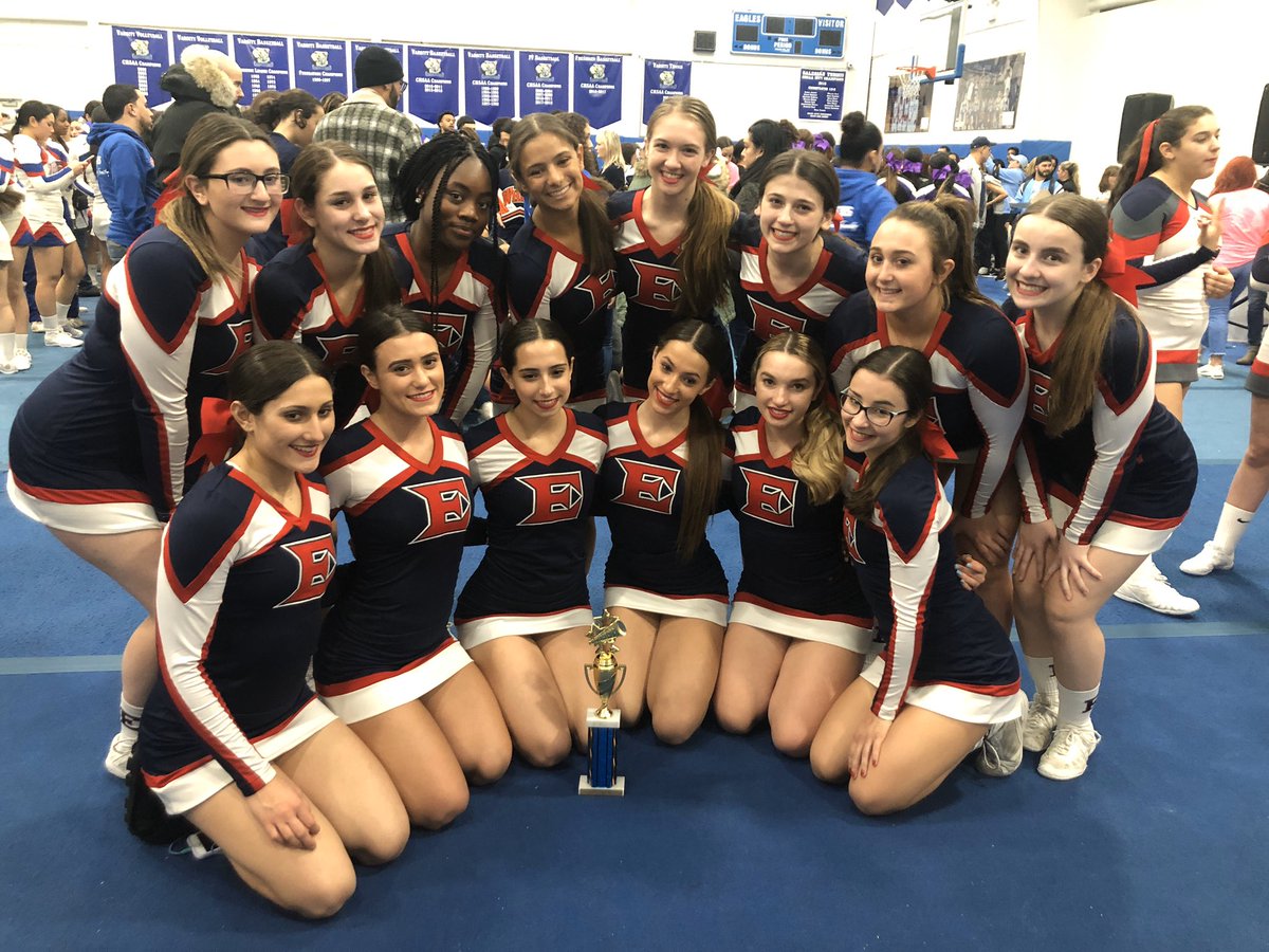 eagles_cheer914's tweet photo. CONGRATULATIONS to our 3 teams for leaving it on the mat at today’s SCA Competition.

Varsity
1st Place Traditional

JV
4th Place Traditional

Modified 
1st Place Traditional

#dreambelieveachieve #eaglepride 🦅 #EHSVC #EHSJVC #EMSMC ❤️💙 #weareeastchester @Eagle___Nation https://t.co/GX7MZ8LA9p