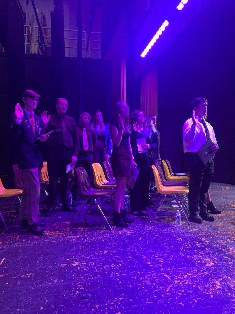 LincolnHighWV's tweet photo. Lincoln High School held induction ceremonies tonight for our National Technical Honor Society.  The first one in the county!! Great job!! 🐾 #CougarProud https://t.co/4edDrY94cQ