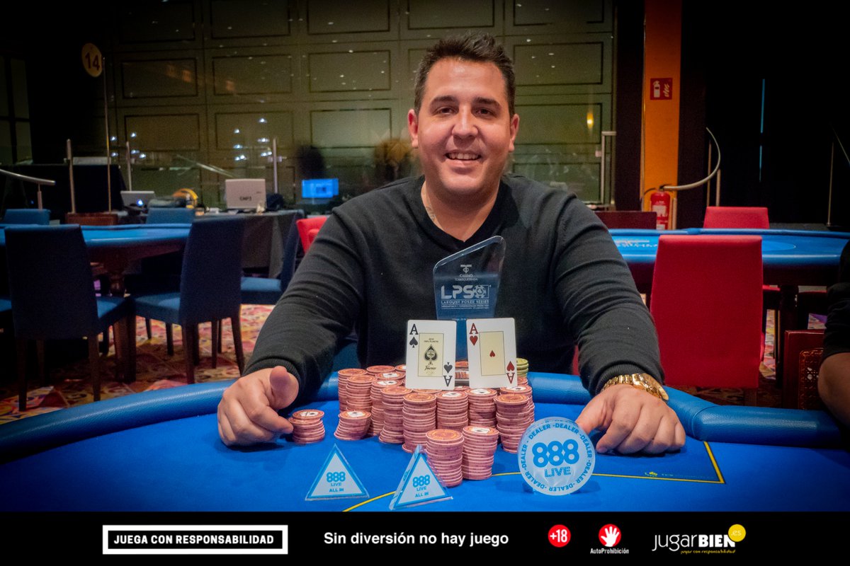 SPS_Series's tweet photo. El sevillano Rubén Pérez ganador del Megastack Poker Fest en @CTorrequebrada  ¡Enhorabuena! https://t.co/o5bv9OziFt