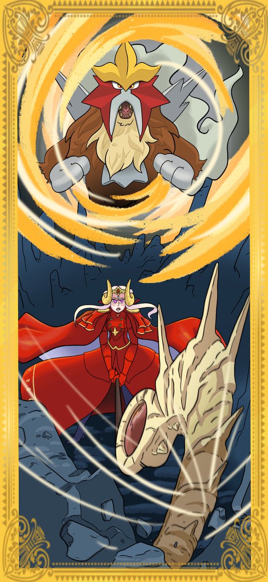 danjo_draws's tweet photo. Here’s my completed series “Dogs of War” #FE3H #pokemon https://t.co/HadOMuWJ3R