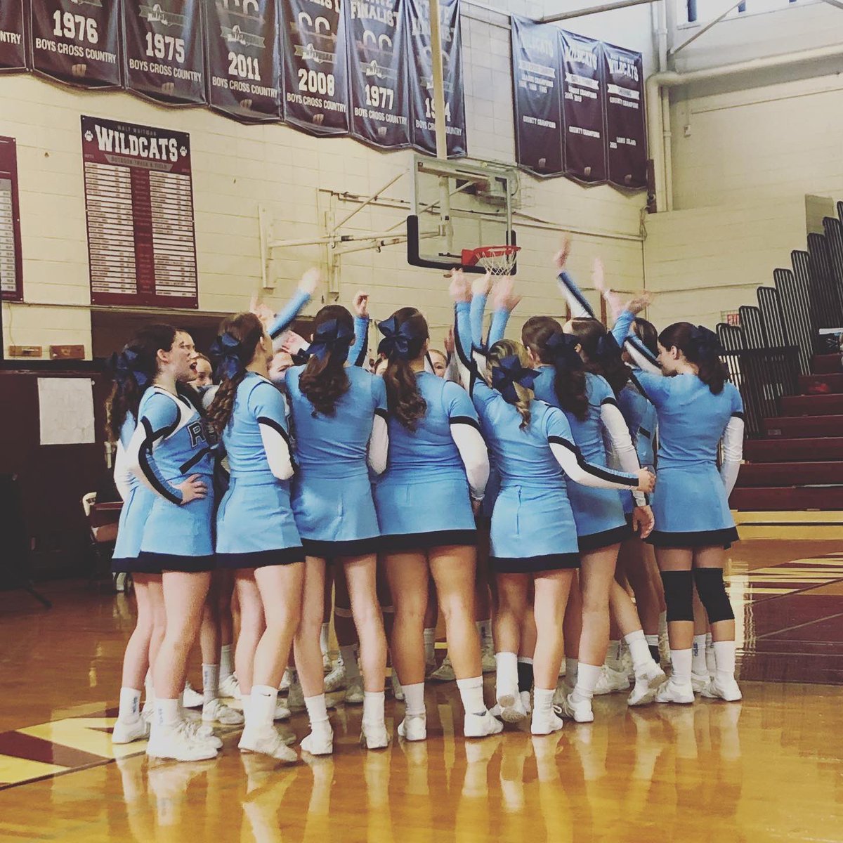 rpjvcheer's tweet photo. A hit and a win for these awesome athletes at Walt Whitman’s @SectionXICheer @SectXISuffolk JV cheer competition 🥇💙💪🏼 #RPJVC #230 https://t.co/jWtzCMwDGh