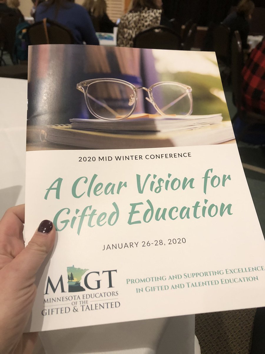 I’m in my happy place! There’s nothing like being surrounded by passionate educators who work tirelessly to support gifted students in the state of MN. <a href="/MEGT_MNGifted/">MEGT</a> @742LnT