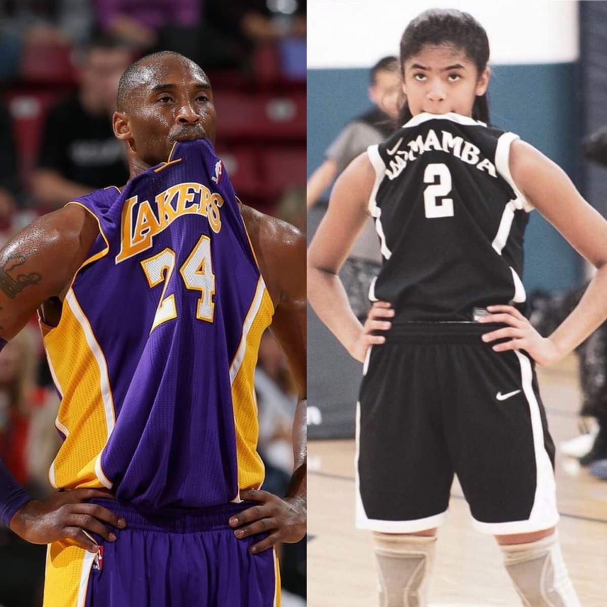 kobe bryant and gigi kobe bryant and gigi