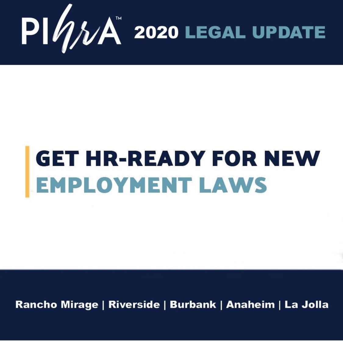 pihra9's tweet photo. PIHRA Legal Update = HR Lifesaver ⛑ Burbank is SOLD OUT! Will you be there? 

https://t.co/wyzwWexawY

#PIHRA #HumanResources #PIHRALegalUpdate #pihraLU20 #compliance #employmentlaw #PIHRAWoodlandHills #HR #HRcommunity #SHRM https://t.co/ZOVUus6oAn