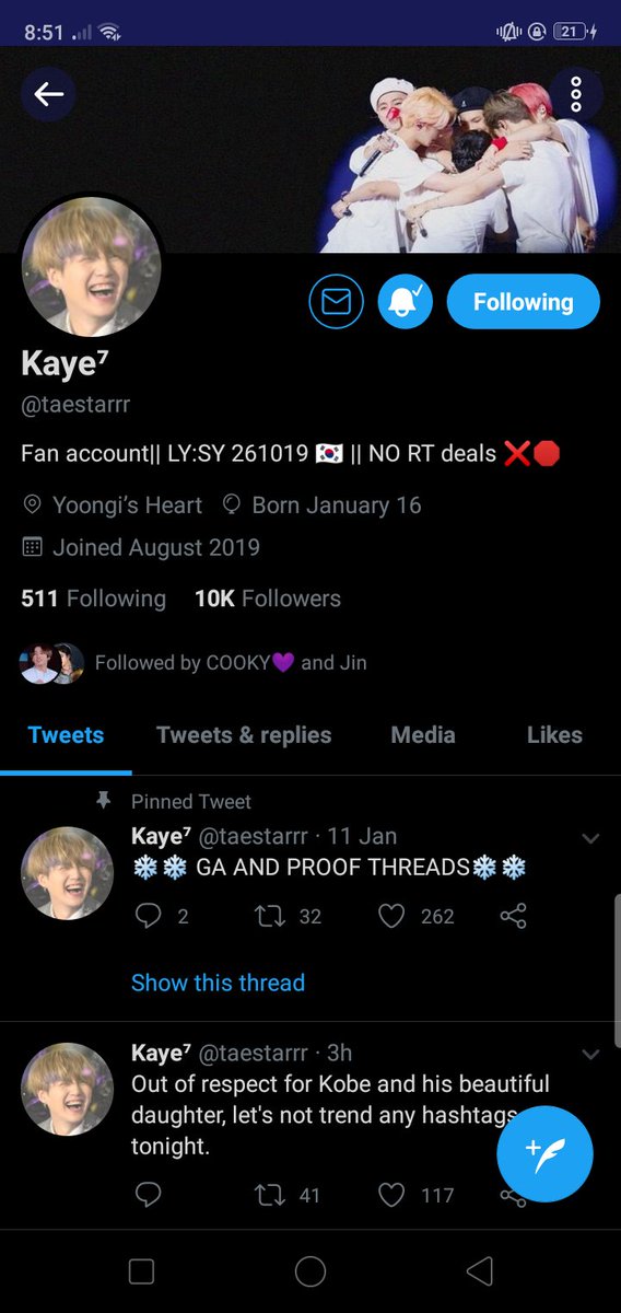 CostiboloLei's tweet photo. @taestarrr @yeonkiminies @titangseokjin @kpop_craazy Philippines 🇵🇭💜 https://t.co/nmJy94dd6V