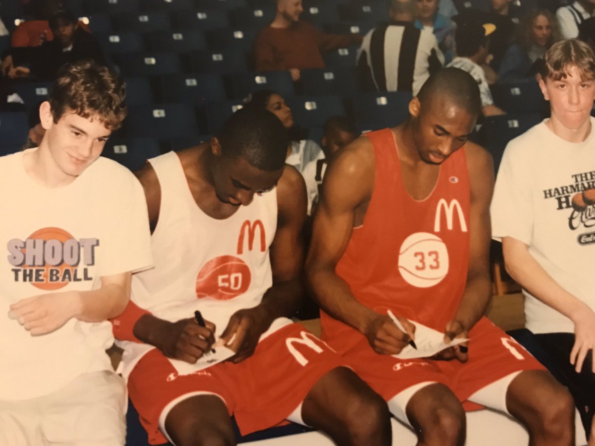At the old Civic Arena, Kobe Bryant 1996 McDonald's High School Basketball All  American game : r/pittsburgh
