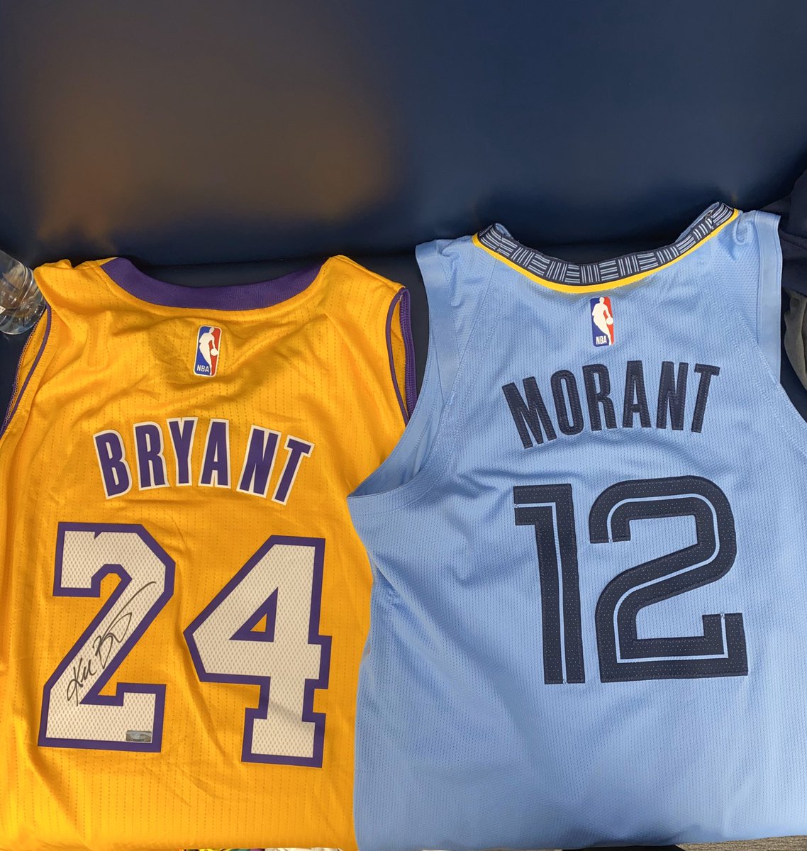 JaMorant's tweet image. you wit me tonight my guy 🥺
24 🐍 x 12 😴 @kobebryant