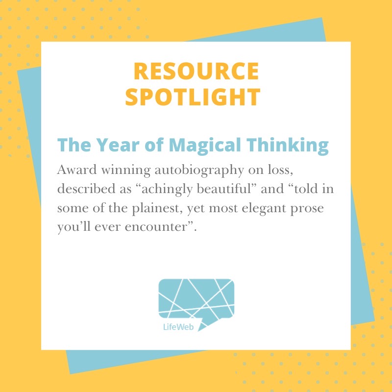 #Mourning resources - what book has helped you deal with loss?