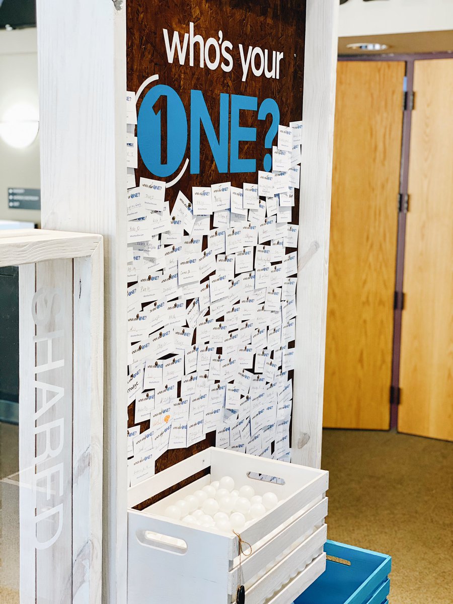 gfwestpalmbeach's tweet photo. Our “Who’s Your One” display is filling up! We can’t wait to see how many people come to the Lord through our Grace family this year! Let’s keep sharing our faith! #gfwestpalmbeach #eachonecanreachone #whosyour1 #westpalmbeach #sharethegospel #youareinvited #prayforyourone https://t.co/TakCZfeHba
