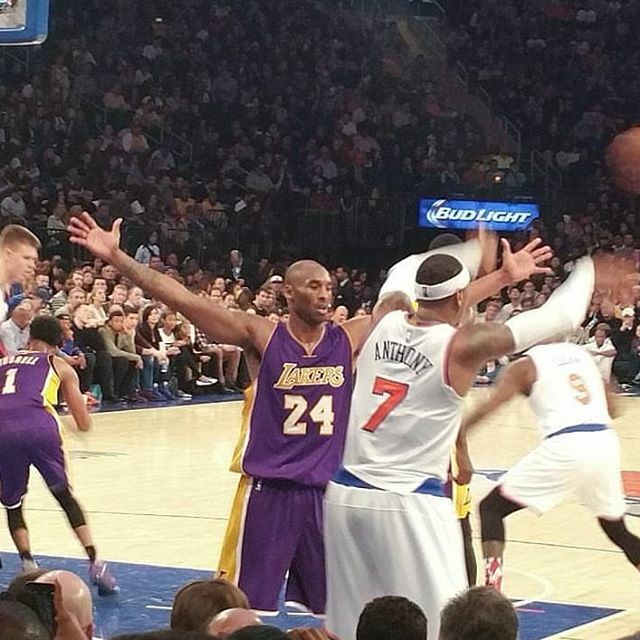 This is crazy.  #RIP Kobe Bryant.  I'm glad I got to see you in your last game at MSG a few years ago against <a href="/carmeloanthony/">Carmelo Anthony</a> . And I was just at a <a href="/nyknicks/">NEW YORK KNICKS</a> vs @lakers game too.. Passed away way too young. ift.tt/36pUdKh