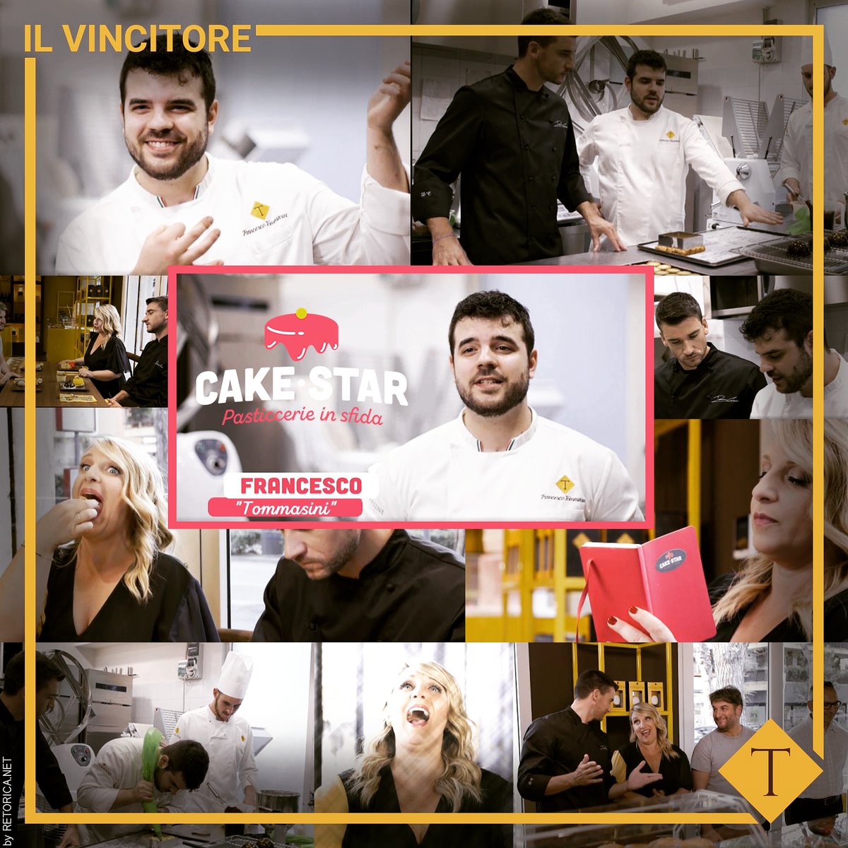 Tommasinipastry's tweet photo. Ebbene sì: 𝐚𝐛𝐛𝐢𝐚𝐦𝐨 𝐯𝐢𝐧𝐭𝐨 𝐥𝐚 𝐩𝐮𝐧𝐭𝐚𝐭𝐚 𝐫𝐨𝐦𝐚𝐠𝐧𝐨𝐥𝐚 𝐝𝐢 𝐂𝐚𝐤𝐞 𝐒𝐭𝐚𝐫! 
🤩
Grazie 🙏 di ♥️ Cuore a tutti voi che ci seguite e che supportate ogni giorno il nostro piccolo laboratorio di Viale Ceccarini a Riccione! https://t.co/wthMeDUbGx