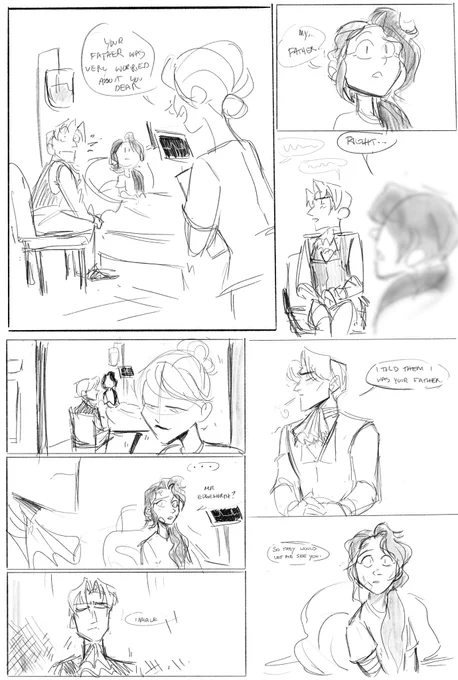I wanted to practice more comics but all I can think about is dadworth and his daughter 