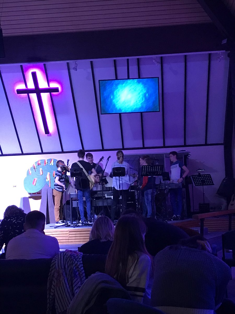 Our amazing youth did a great job of leading the evening service tonight. We thank God for them.